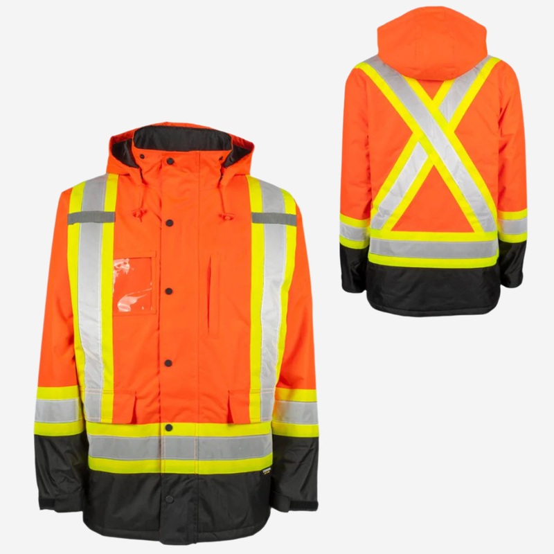 TERRA 116504 HI-VIS INSULATED WATER RESISTANT PARKA