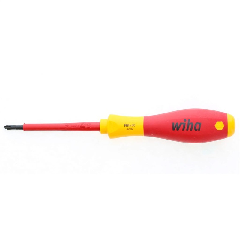 WIHA 32101 INSULATED PHILLIPS SCREWDRIVER 1 X 80MM