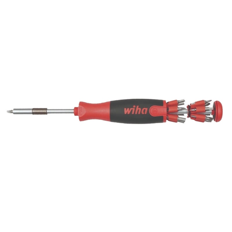 WIHA 77795 42-IN-ONE MULTI ULTRA DRIVER TOOL SET WITH LOCKING BIT HOLDER – PHILLIPS, SLOTTED, POZIDR