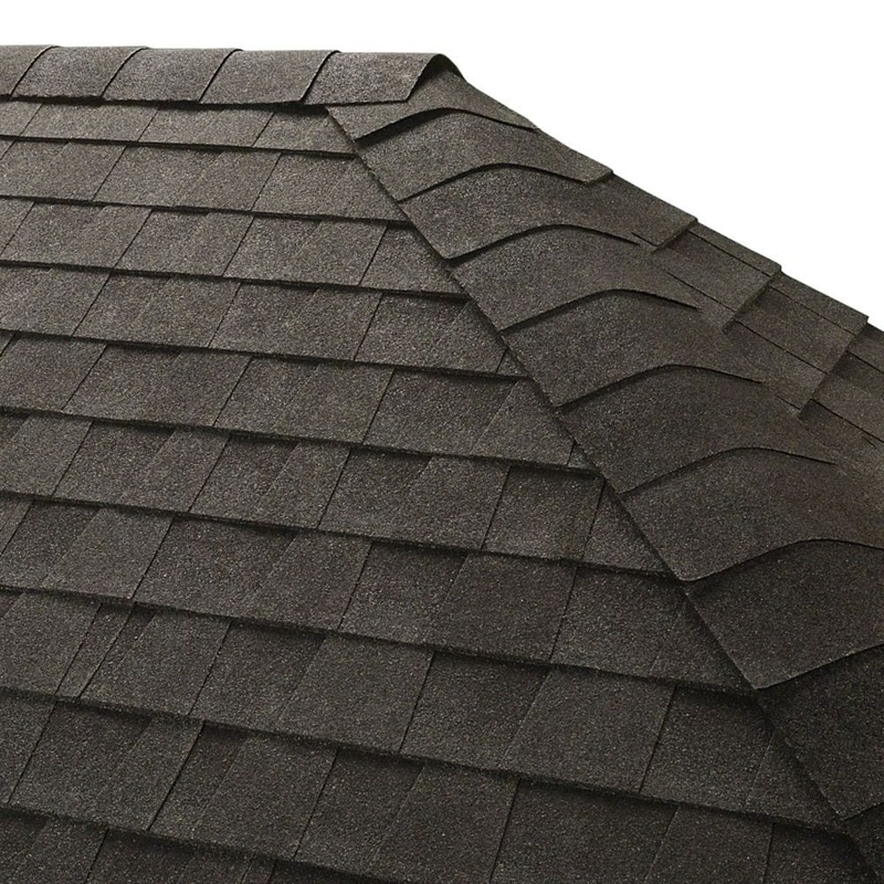 GAF Seal-A-ridge Hip & Ridge Cap – Charcoal (25 lin. ft. per Bundle) (45 PCS)