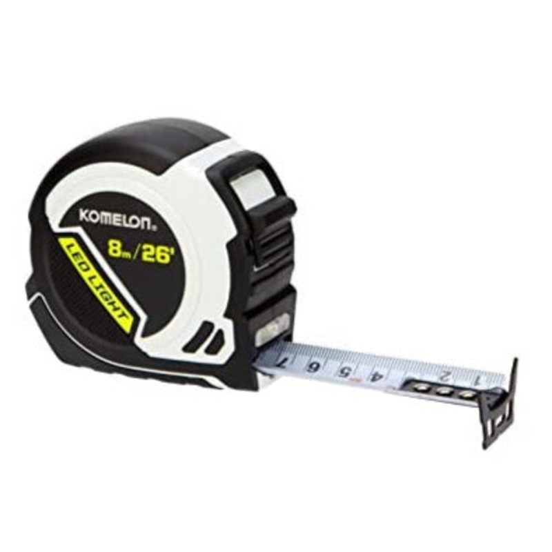 Komelon 8 m / 25 ft. LED Tape Measure