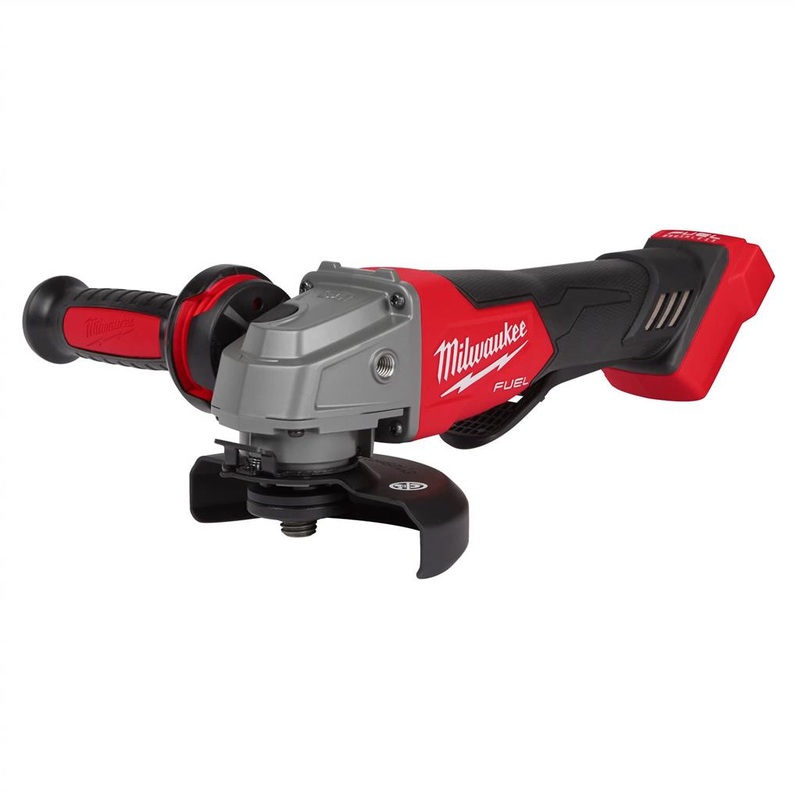 Milwaukee 2880-20 M18 FUEL 18-Volt Lithium-Ion 4-1/2 in. – 5 in. Cordless Brushless No-Lock Grinder with Paddle Switch (Tool Only)