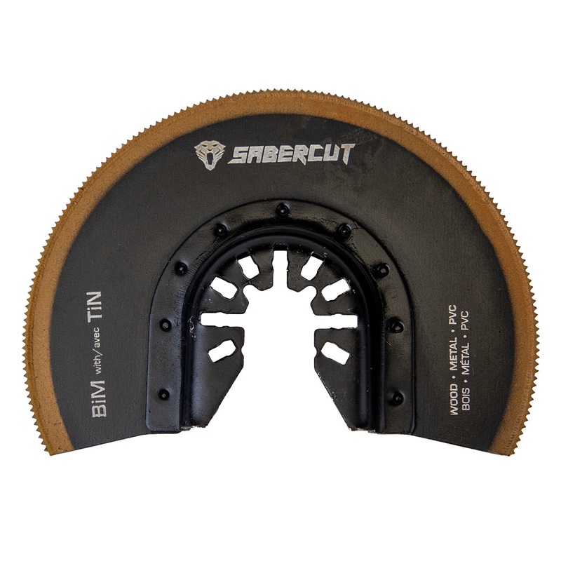 Sabercut 3-1/2 in Titatnium Segmented Wood/Nail Multi-Tool Blade