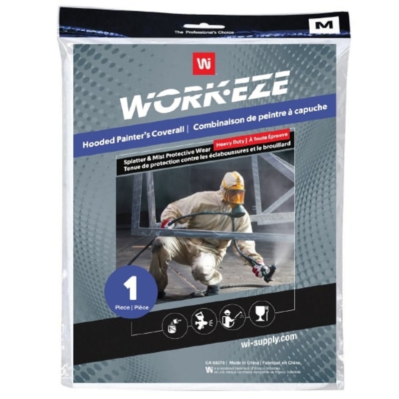Work EZE Disposable White Painter’s Coverall Suit