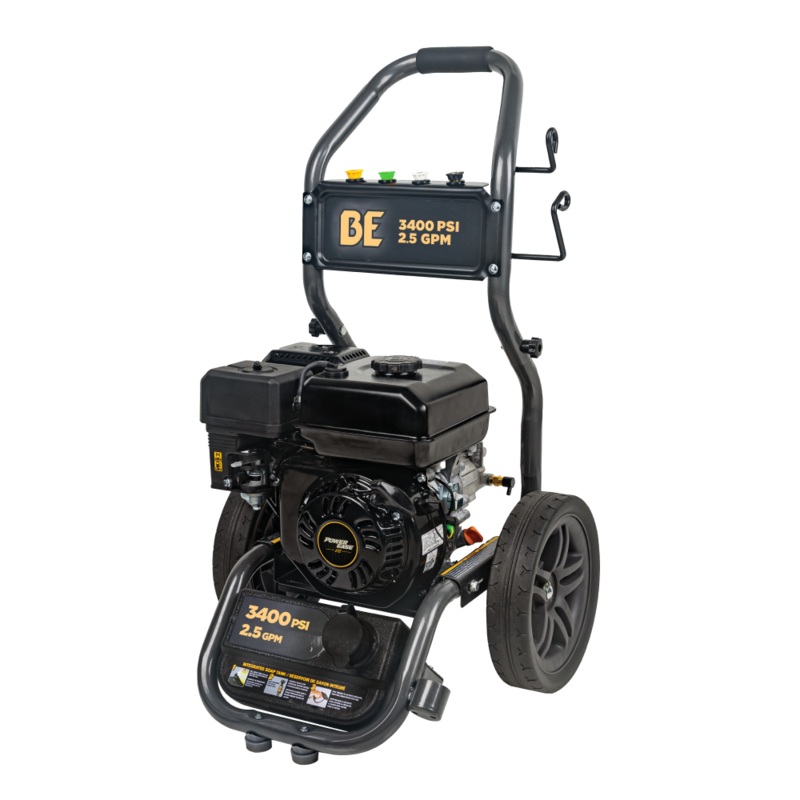 BE BE3475PX 3,400 PSI 2.5 GPM Cold Water Gas Pressure Washer