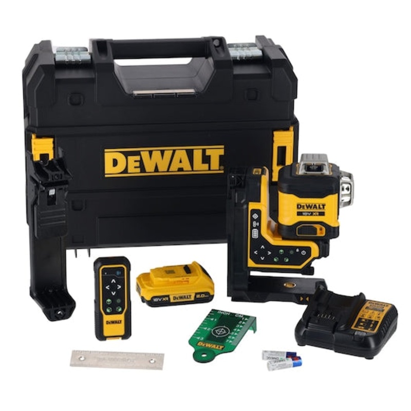 DEWALT DCLE34035D1 20V MAX Remote Control 360 Degree Line Laser Kit