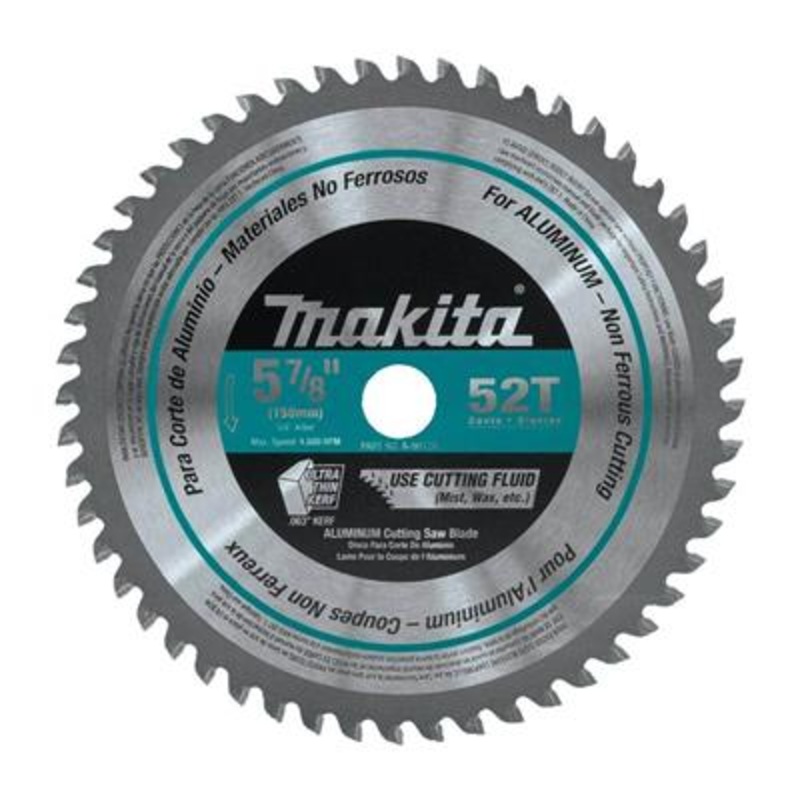Makita A-96126 5-7/8 in. x 52-Tooth Aluminum Cutting Carbide Tipped Saw Blade