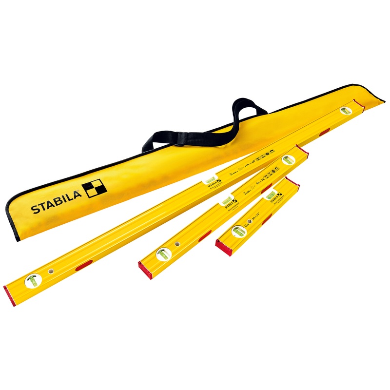 STABILA 29940 Proset MG Level Set 48, 24 & 12 w/ Carrying Case