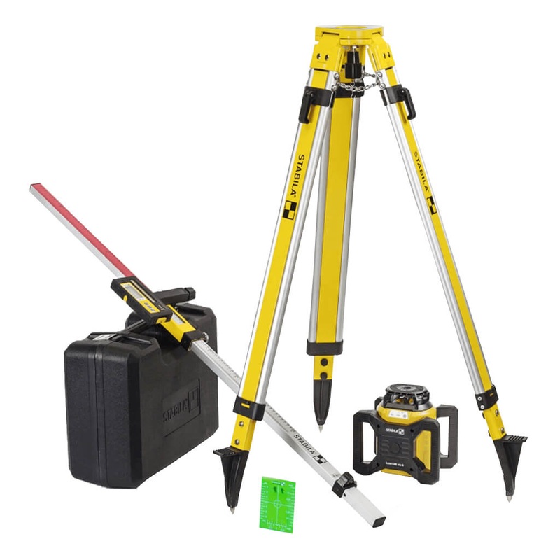 Stabila 04500TR LAR160G 1800 ft. Green Rotary Laser Kit With Tripod