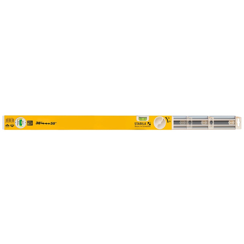 STABILA 29459 36 in. – 59 in. TYPE 80T Extendable Level
