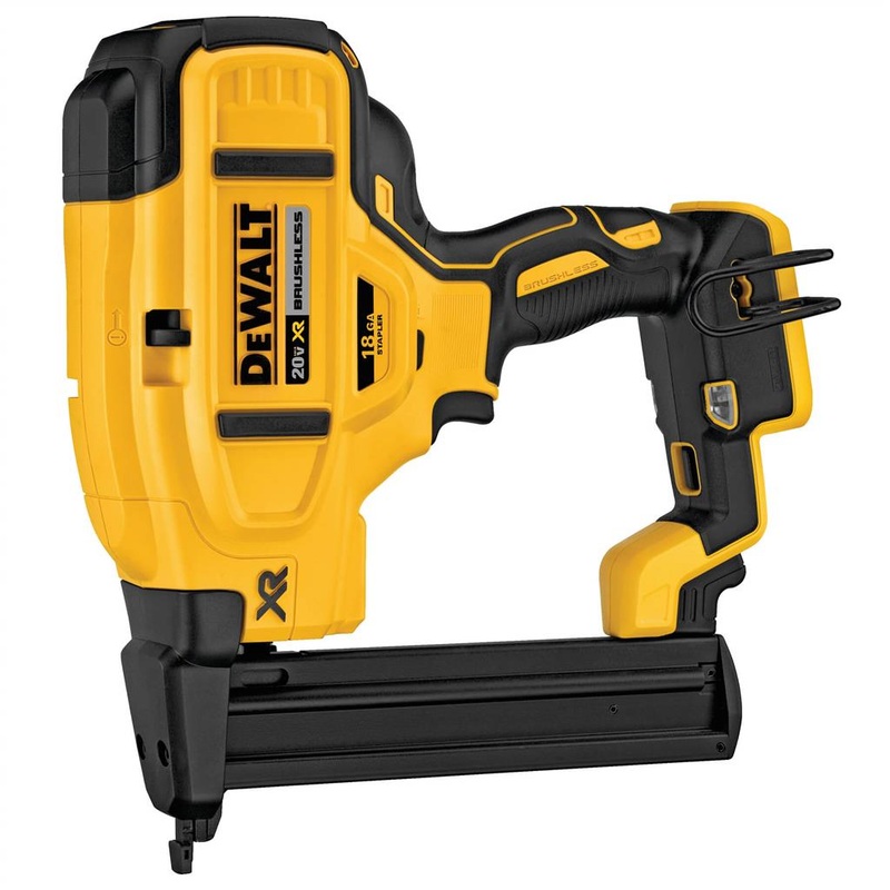 DEWALT DCN681B 20-Volt MAX XR Lithium-Ion 18-Gauge Cordless Brushless Narrow Crown Stapler (Tool Onl