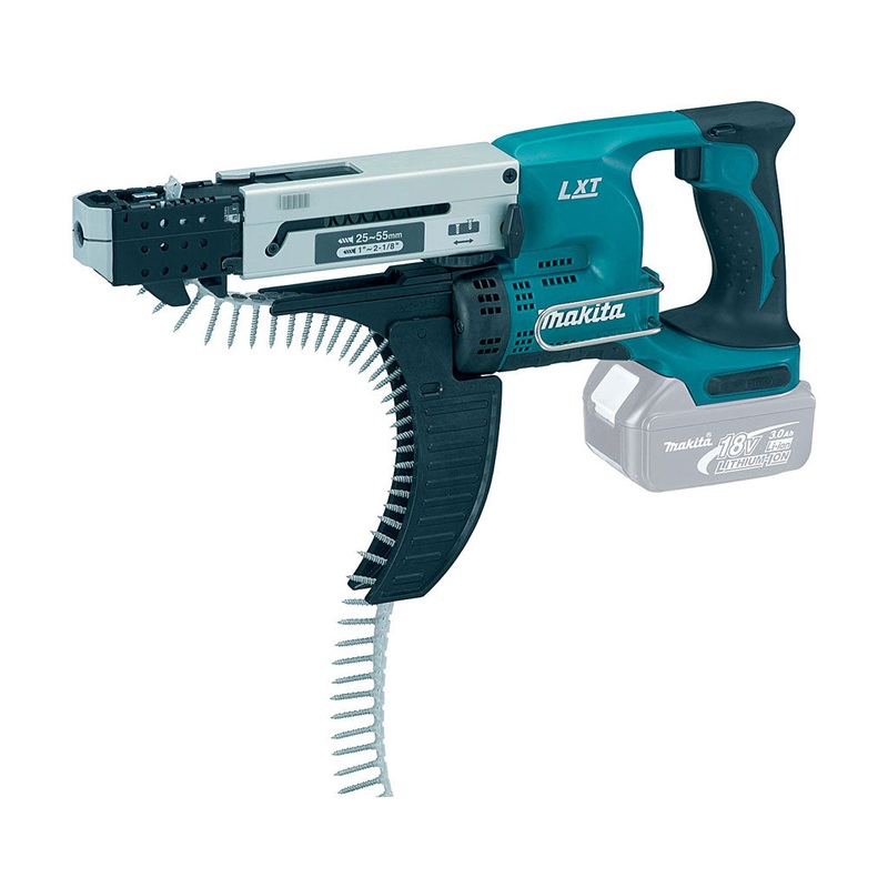 Makita DFR550Z 18-Volt LXT Lithium-Ion 1 in. – 2-3/16 in. Cordless Autofeed Reversible Screwdriver (Tool Only)