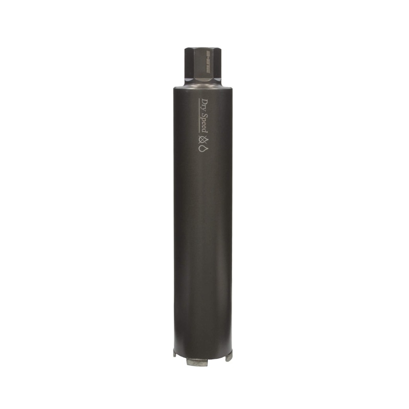 B+Btec 1-1/4 in. x 13 in. Dry-Speed Diamond Segmented Core Drill Rig Bit