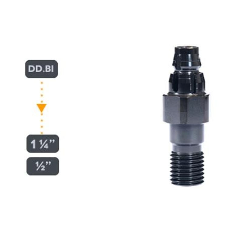 B+BTEC 2.000.492 KARAT 180 Adapter DD-BI M 1-1/4M to 1/2F