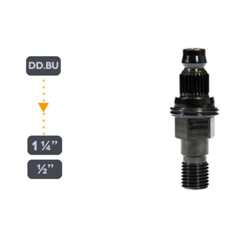 B+BTEC 2.000.493 KARAT 180 Adapter DD-BU M 1-1/4M to 1/2F
