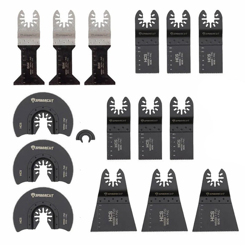 Sabercut 16-Piece Multi-Tool Blade Cutting Set