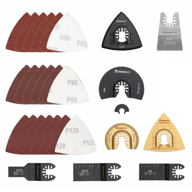 Sabercut 28-Piece Multi-Tool Blade Set