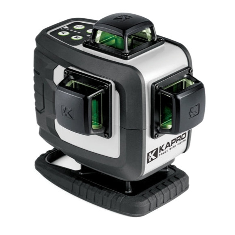 Kapro 884G Prolaser 4 X 360 Green Laser Level Kit W/Ground Beam Laser