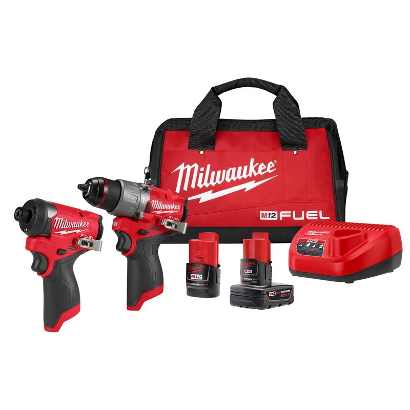 MILWAUKEE 3497-22 M12 FUEL 2 TOOL COMBO KIT HAMMER/IMPACT