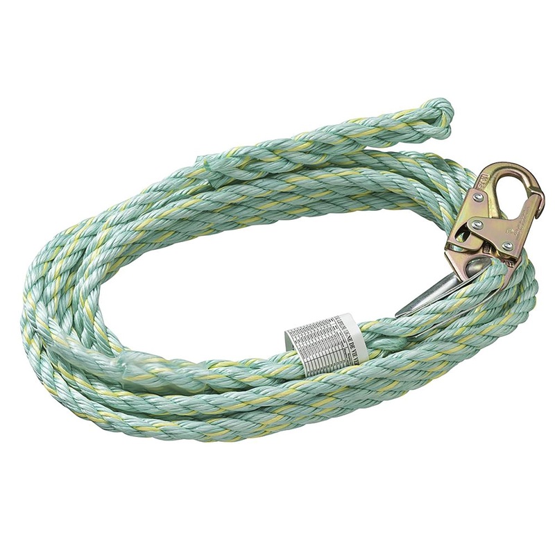 PEAKWORKS VL-1125-25 LIFELINE WITH SNAP HOOK 25 FEET