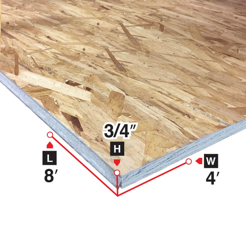 3/4 in. x 4 ft. x 8 ft. Tongue and Grooved Oriented Strand Board