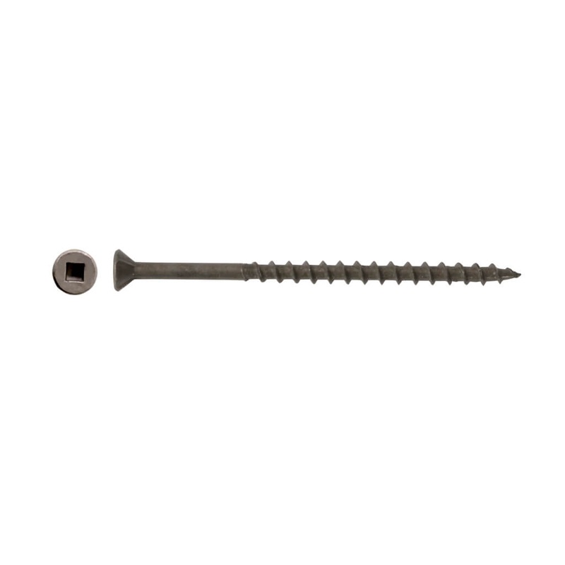 DuraDrive #8 x 3 in. Flat Head Square Drive Construction Screws (1,500 Per Box)