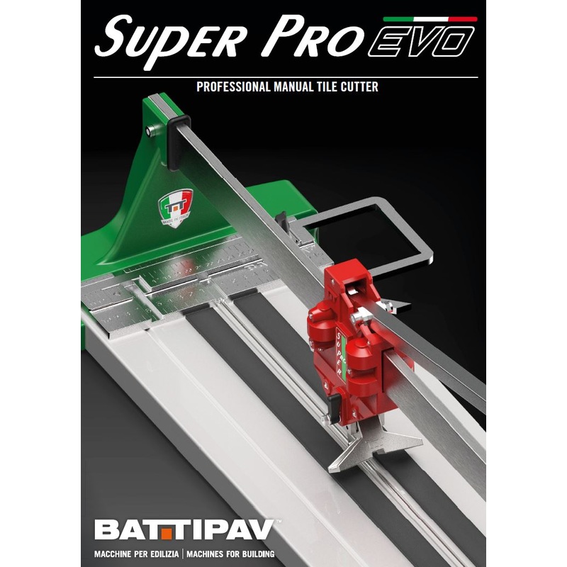 Battipav 49 in. Super Pro Evo 125 Tile Cutter