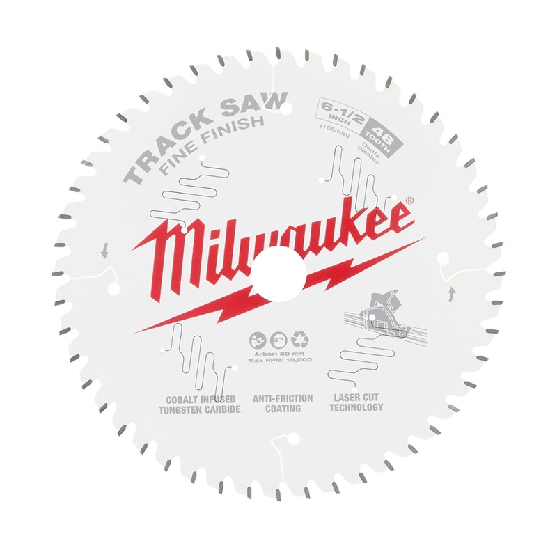 Milwaukee 48-40-0627 Track Saw Wood Blade 6-1/2x48Tx20mm