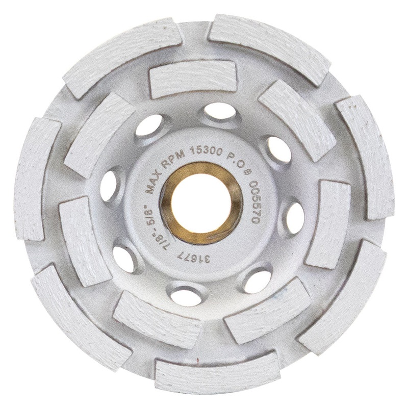 SABERCUT 4 Double Row Diamond Cup Wheel