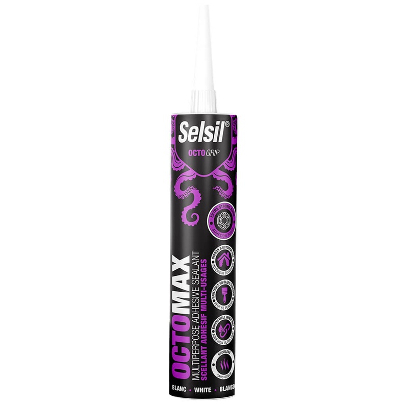 Selsil Octomax 290 mL White Multi-Purpose Adhesive Sealant
