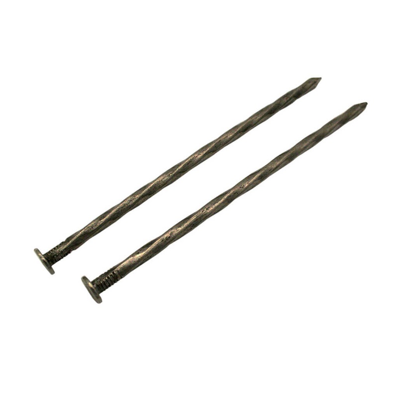 DuraDrive 8 in Steel Bright Ardox Spiral Nails – 50 lb/Box