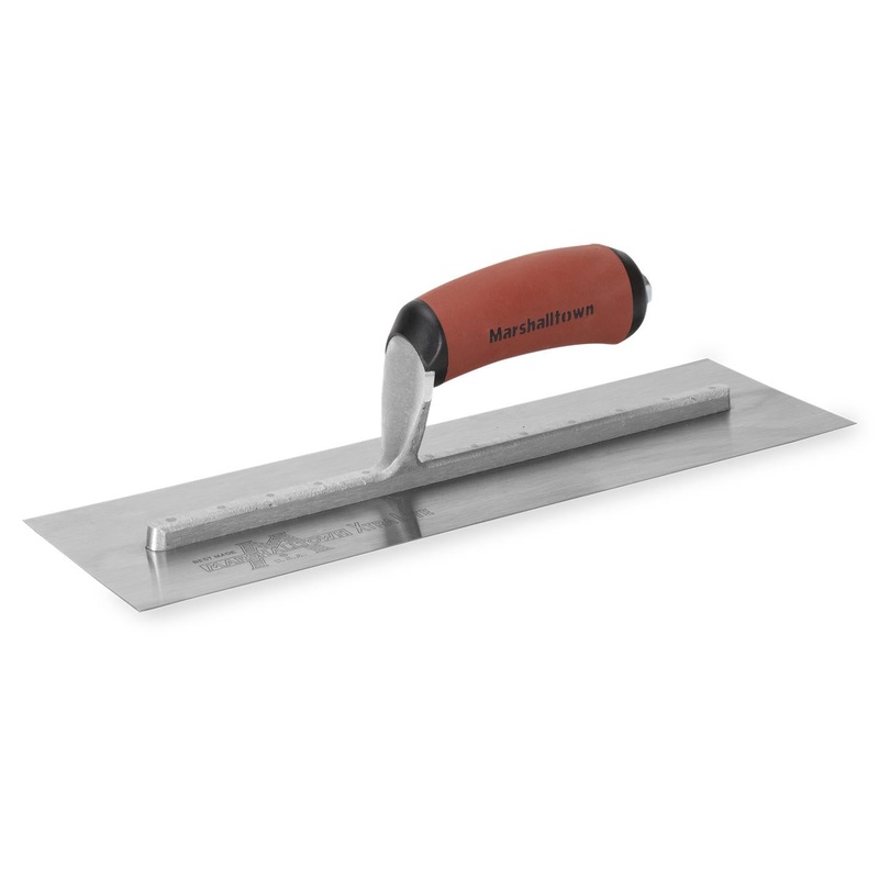 MARSHALLTOWN 13229 14 in. x 4 in. Curved Durasoft Handle Finishing Trowel