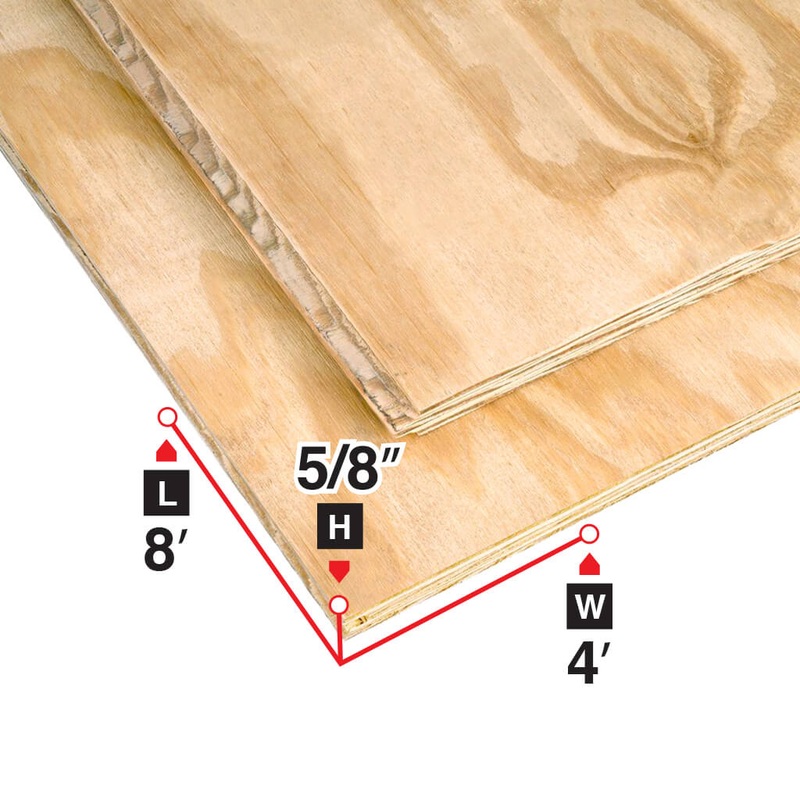 5/8 in. x 4 ft. x 8 ft. Tongue-and-Groove Spruce Plywood