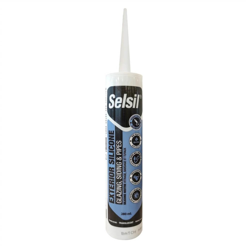 Selsil 280 ml Translucent Exterior Silicone Sealant