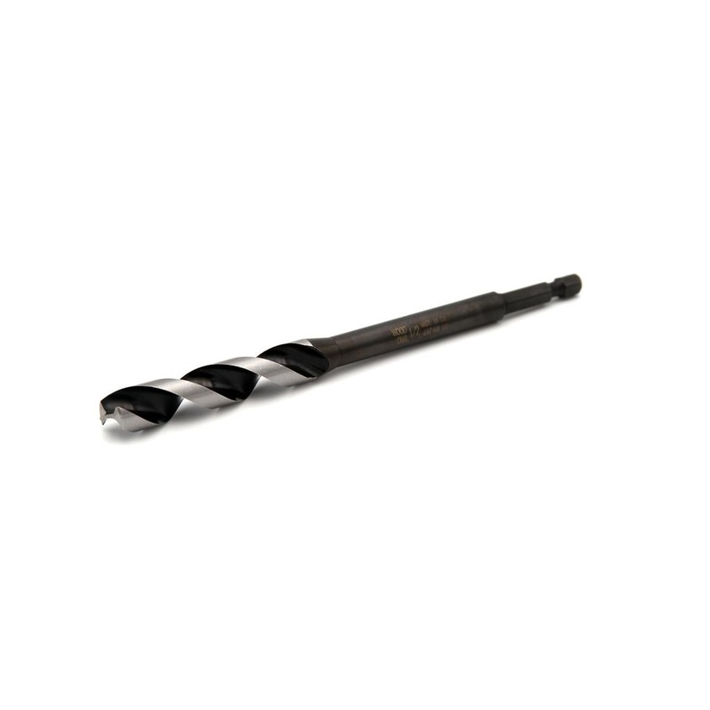 WoodOwl 00700 OverDrive 1/2 in 6-1/2 in High Carbon Steel Brad Point Auger Bit
