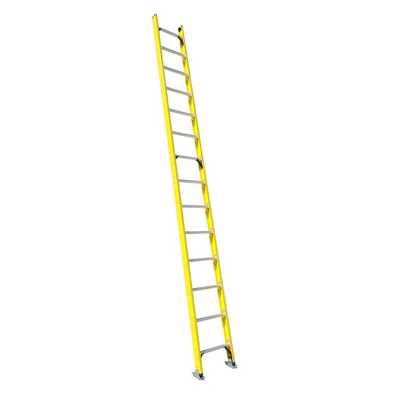 DuraDrive 14 ft. Fiberglass Straight Ladder, 300 Lbs. Grade 1A