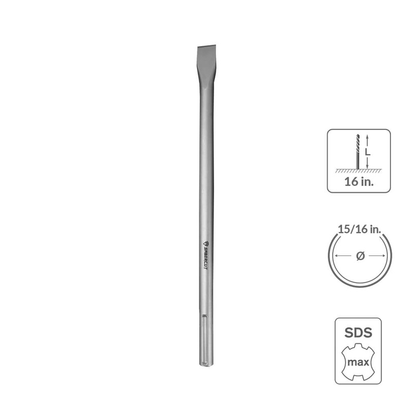 Sabercut 15/16 in. x 16 in. SDS MAX Flat Chisel