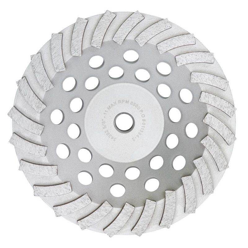 Sabercut 7 in. Turbo Diamond Cup Wheel with Spacer Nut