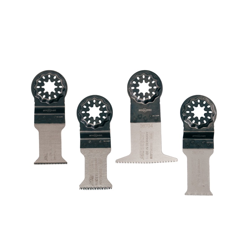Sabercut Starlock Wood & Metal Multi-Tool Blade Set (4 Pieces)