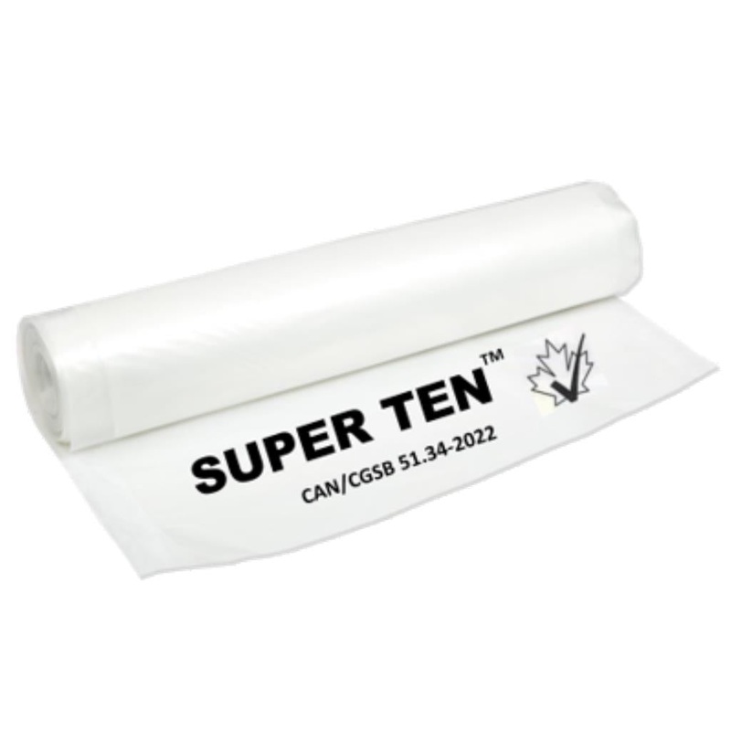 Super Ten 01-0476 20 ft 50 in 10 mil Polyethylene Film Roll