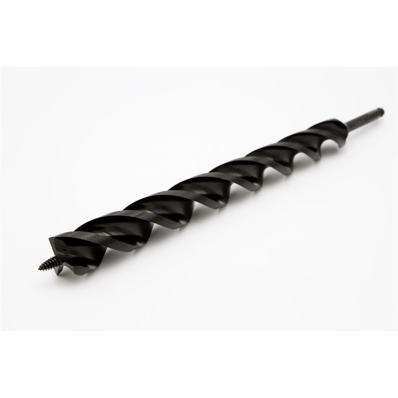 WoodOwl 03819 Nail Chipper 1-1/2 in 18 in High Carbon Steel Lead Screw Point Auger Bit