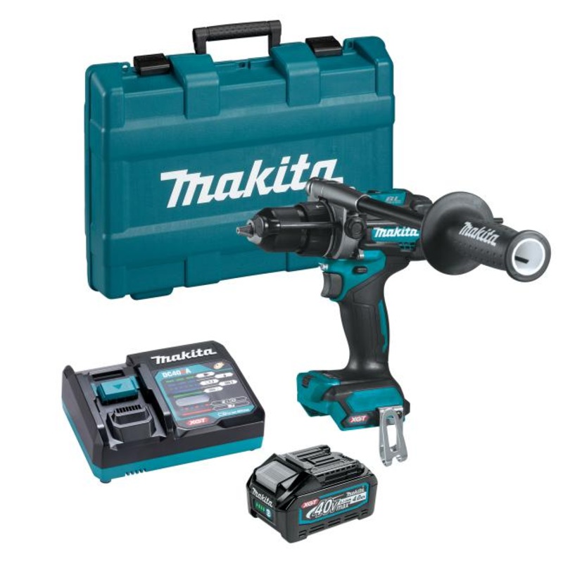 Makita HP001GM102 40V Max XGT 1/2 in. Hammer Drill/Driver Kit (1 x 4.0 Ah)