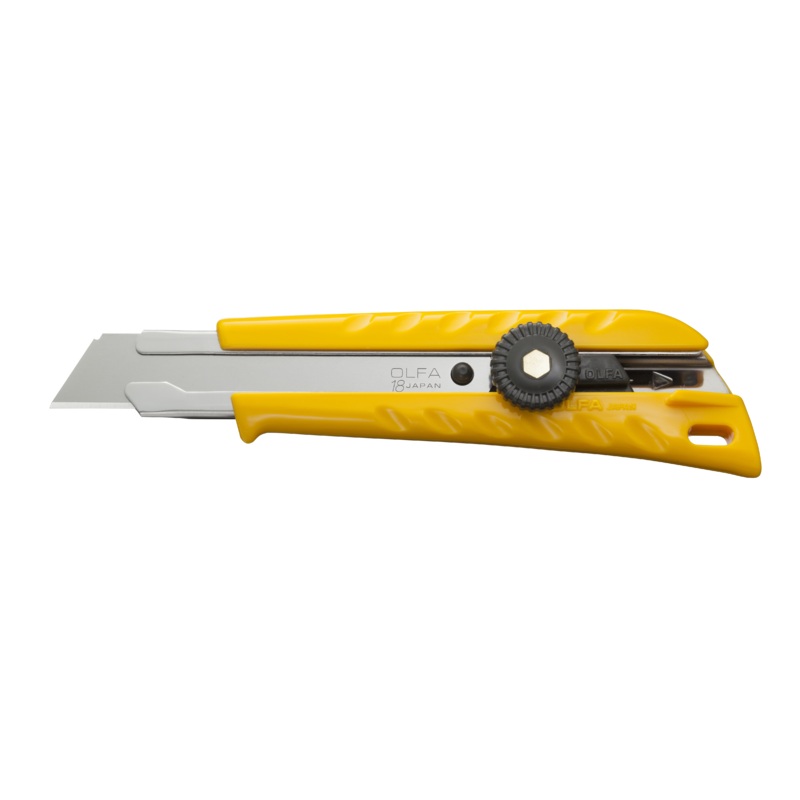 Olfa Ratchet Lock Utility Knife w/Solid Blade 18mm