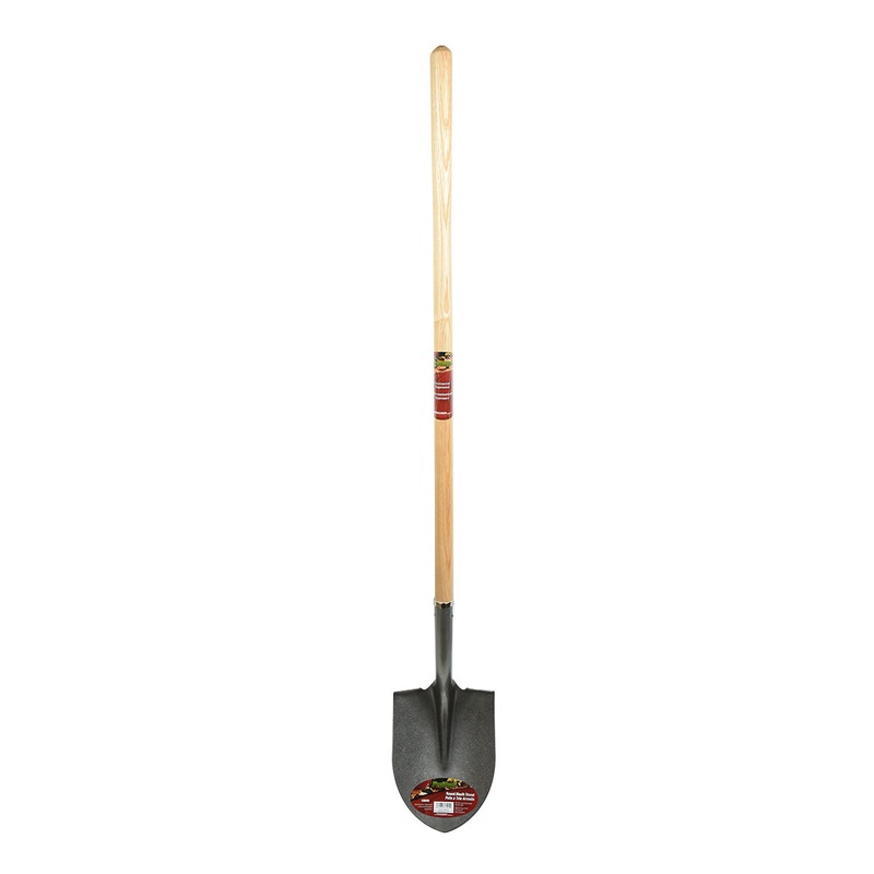 PROYARD 130505 60IN. ROUND MOUTH SHOVEL WITH LONG WOOD HANDLE